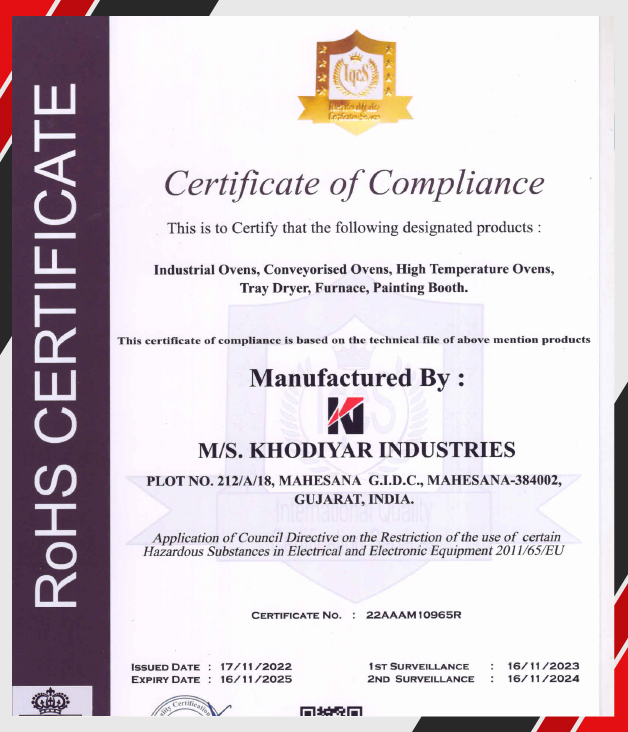 RoHS Certificate